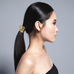 The Hair Edit close-up of wire detail highlighting refined curvature and polished look