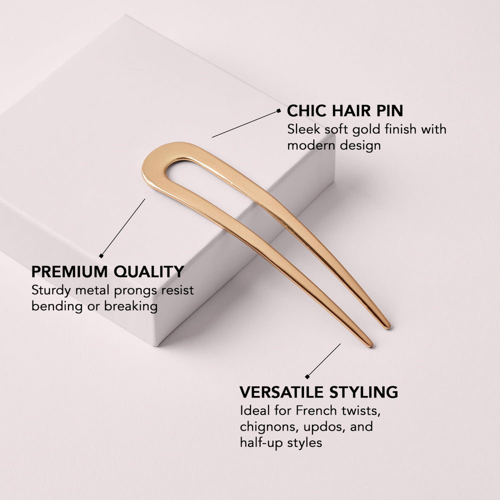 The Hair Edit detailed prongs view highlights sturdy metal prongs for secure, non-bending hold