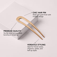 The Hair Edit detailed prongs view highlights sturdy metal prongs for secure, non-bending hold