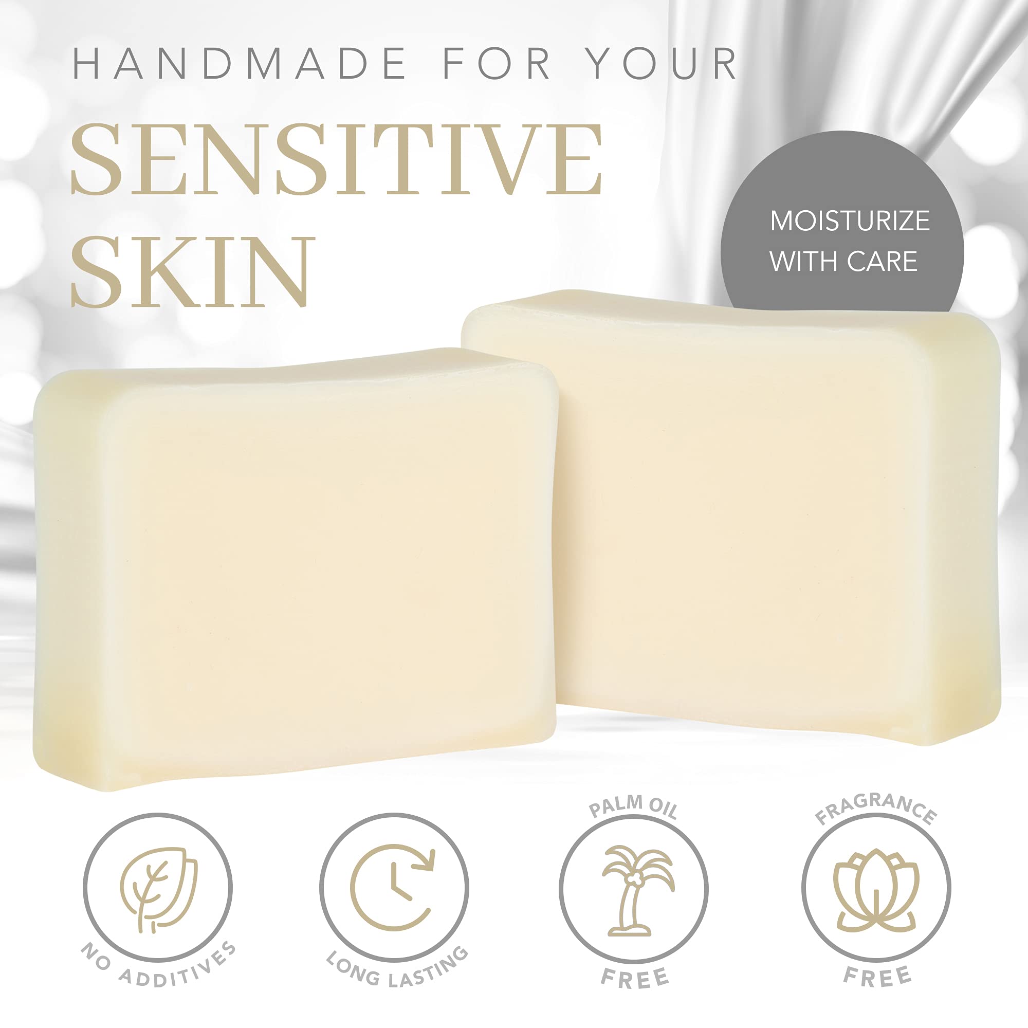 The Healthy Porcupine lather on hand demonstrating rich foam and softening effect
