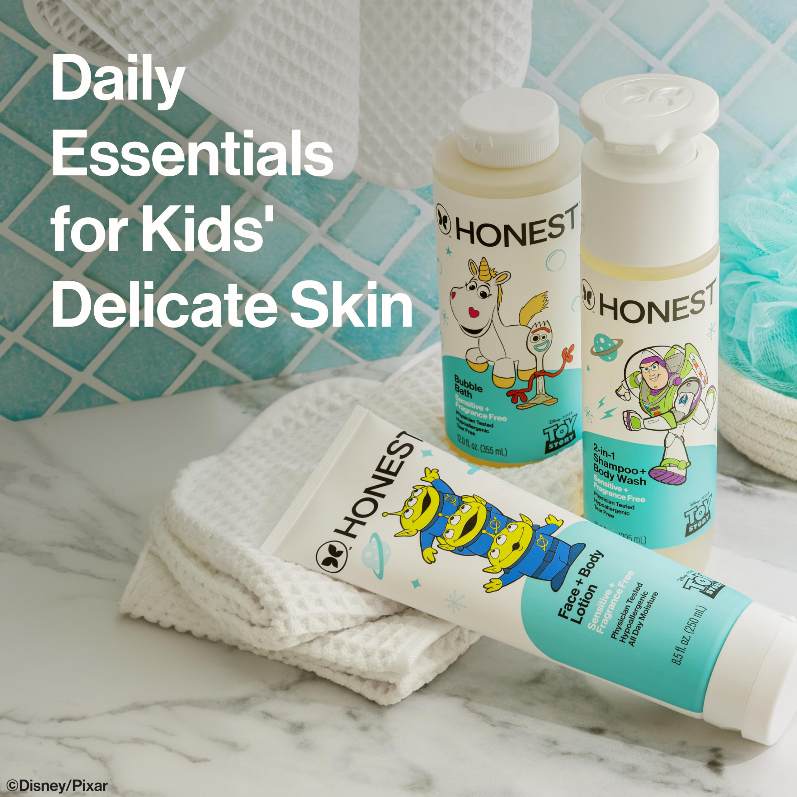The Honest Company in a nursery lifestyle shot demonstrating family use and gentle care