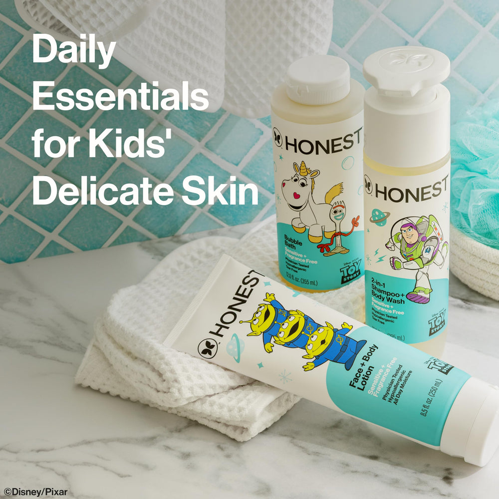 The Honest Company in a nursery lifestyle shot demonstrating family use and gentle care