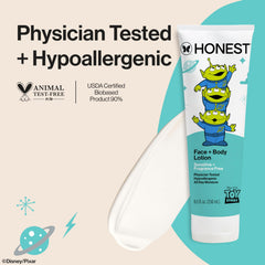 The Honest Company pump dispenser close-up highlighting easy, controlled dispensing benefit