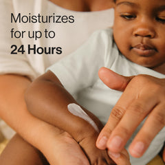 The Honest Company lotion texture close-up demonstrating smooth, non-greasy finish