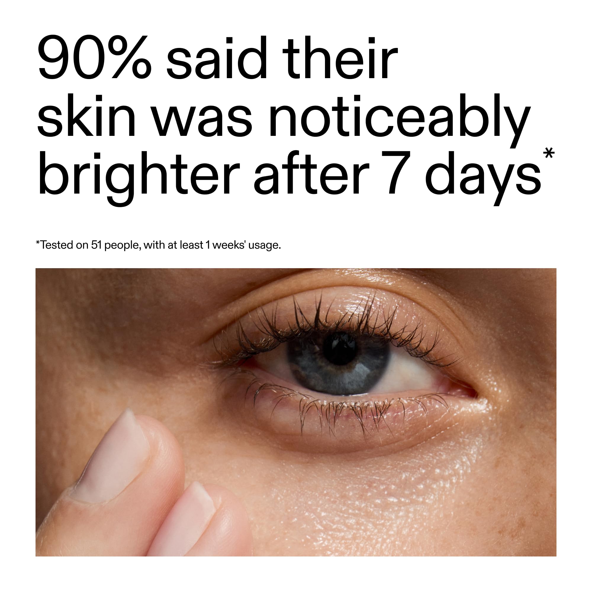 The INKEY List gel texture close-up showing smooth consistency for gentle exfoliation