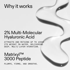 The INKEY List serum on hand demonstrating fast absorption and plumping benefit