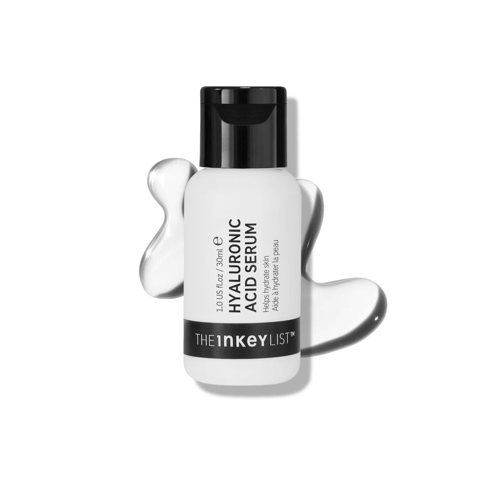 The INKEY List front bottle view showing sleek packaging and hydration benefit