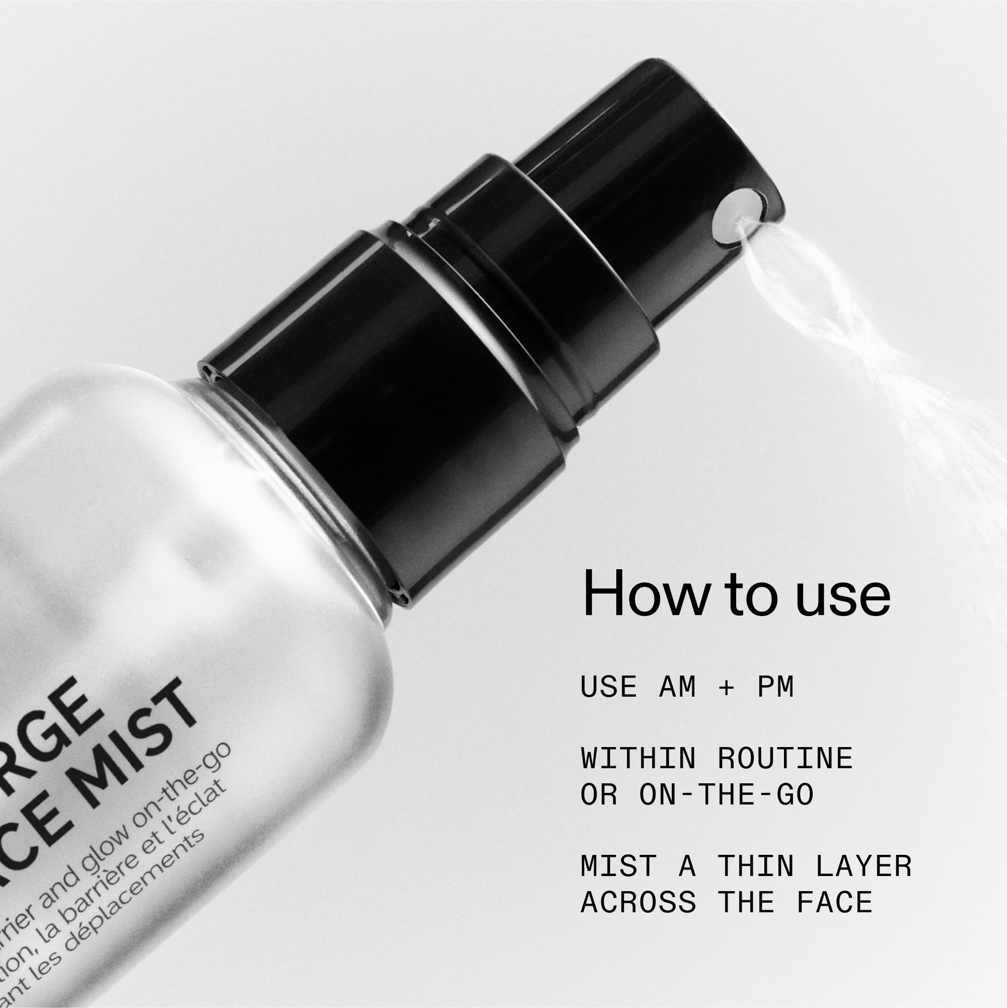 The INKEY List bottle in hand showing compact 2.6 fl oz size for travel ease
