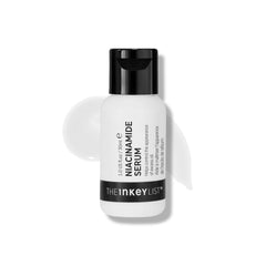 The INKEY List front bottle shot showing 10% niacinamide serum and clear labeling benefit