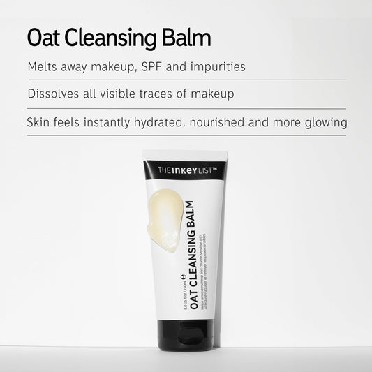 The INKEY List open balm texture close-up showing rich melting texture