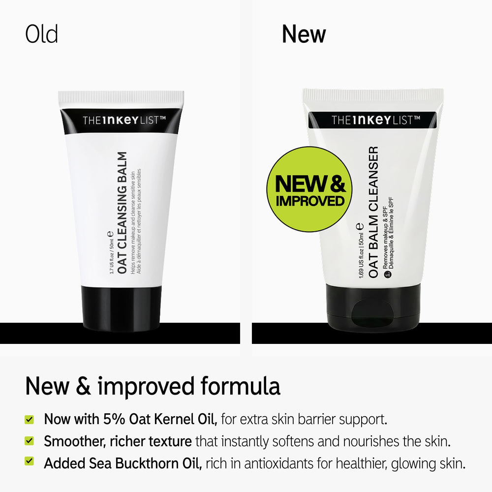 The INKEY List balm texture swatch highlighting buttery meltability and easy removal