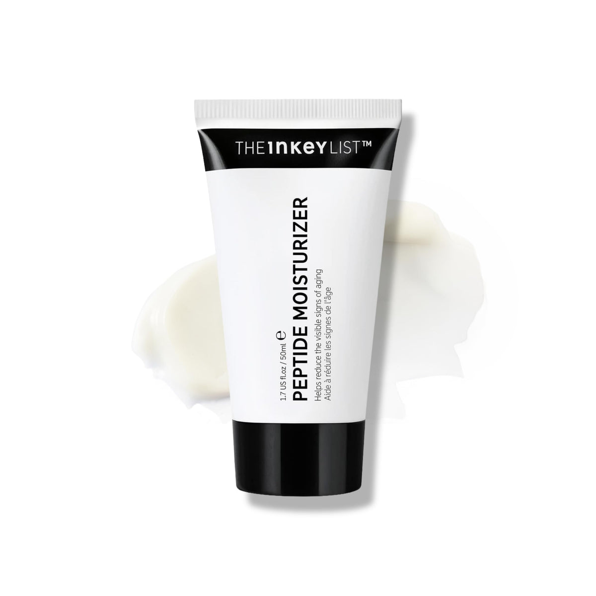 The INKEY List front packaging showing clean tube and brand for clear identification and trust