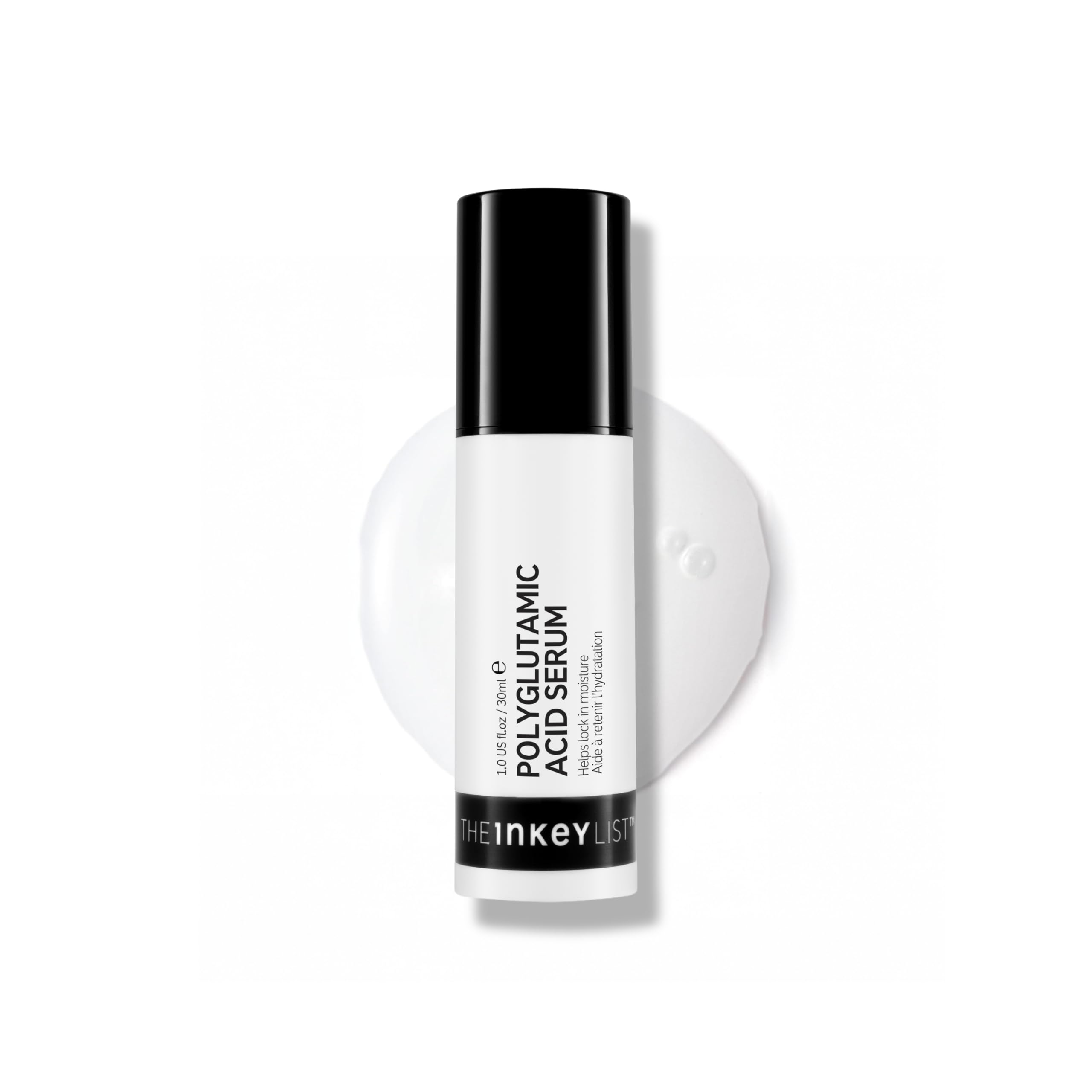 The INKEY List front bottle showing sleek packaging and hydration benefits