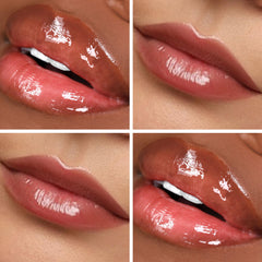 The Lip Bar applicator wand displaying smooth gloss application benefit
