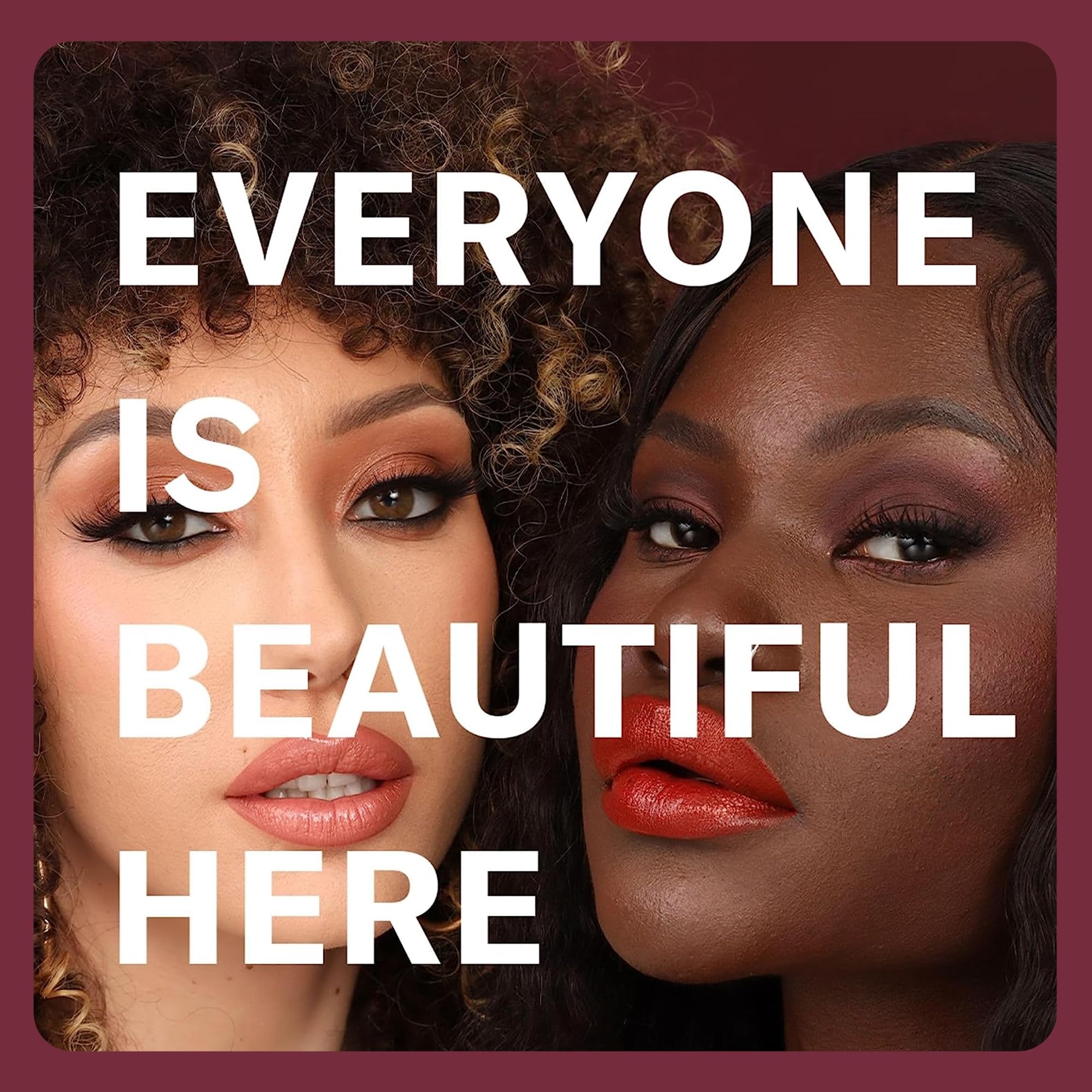 The Lip Bar in a bright lifestyle makeup look, flattering everyday color example