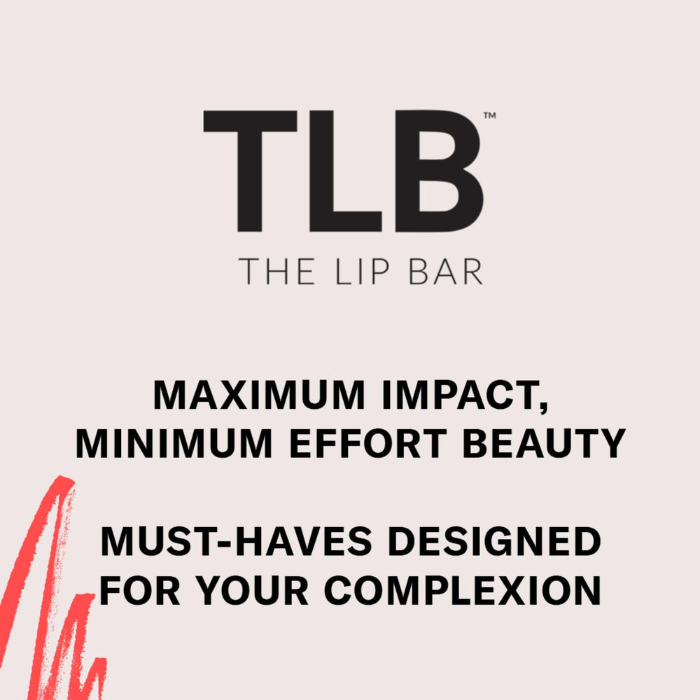 The Lip Bar lifestyle mirror on vanity suggests everyday waterproof long-wear confidence