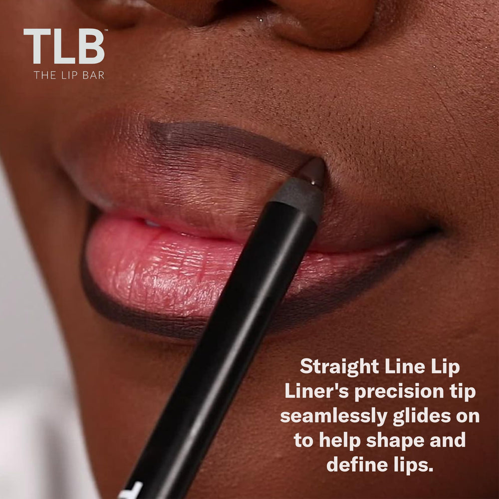 The Lip Bar straight shooter texture swipe displaying creamy, high-pigment payoff