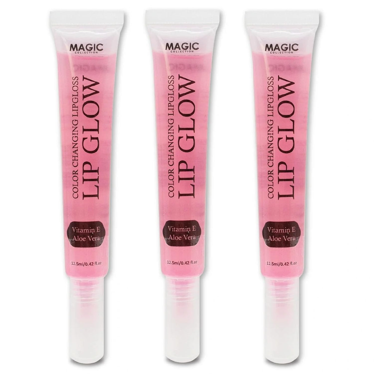 The Make-Up Artist Project front packaging showing three gloss tubes and product benefit