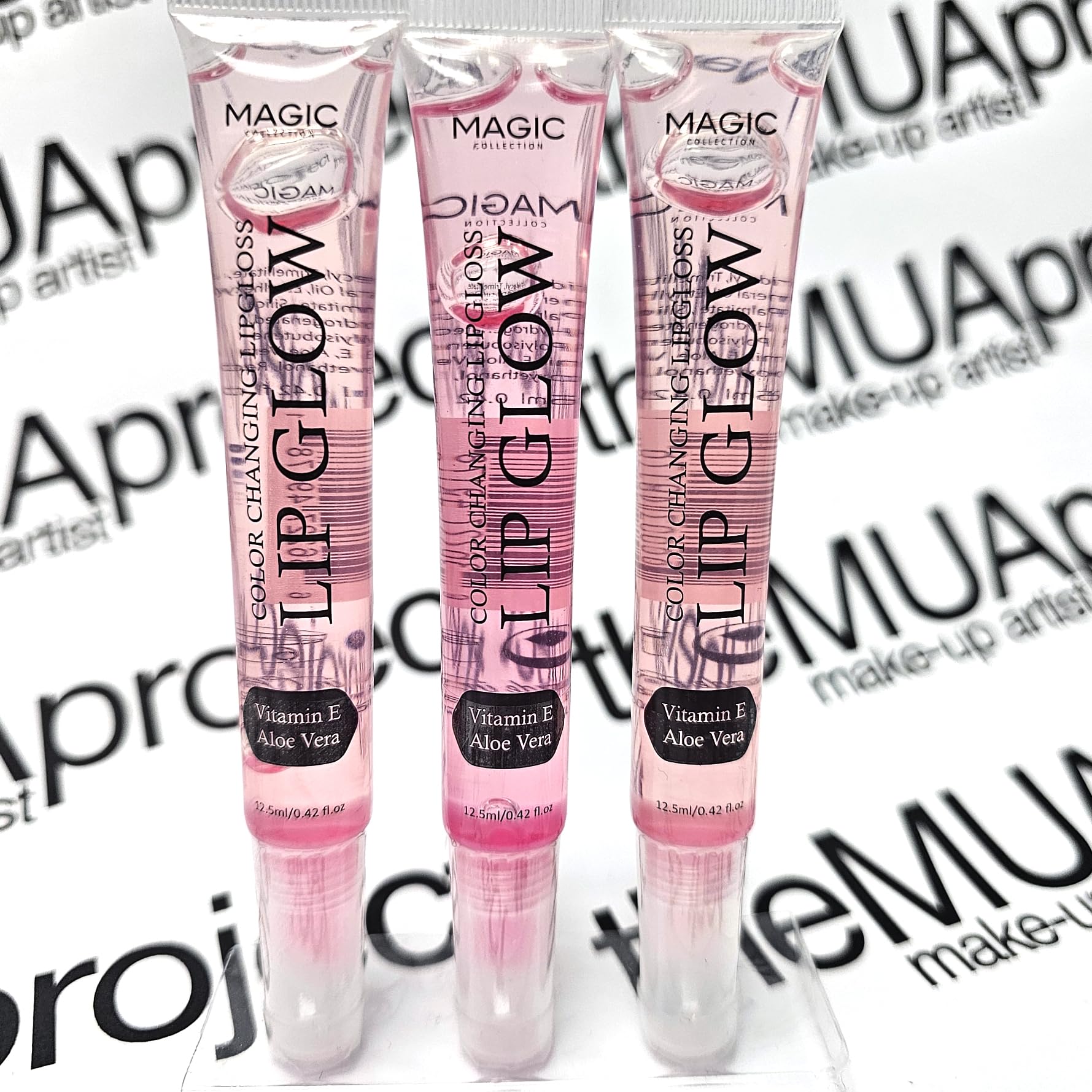 The Make-Up Artist Project model wearing gloss demonstrating personalized color and shine