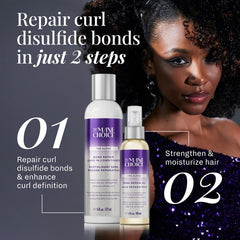The Mane Choice oil droplet texture close-up showing lightweight absorption