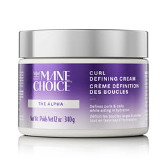 The Mane Choice front packaging showing 12 oz jar and product name with clear branding benefit