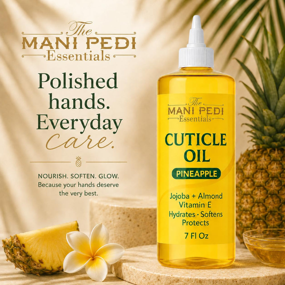 The Mani Pedi Essentials cap and seal detail ensuring leak-resistant storage