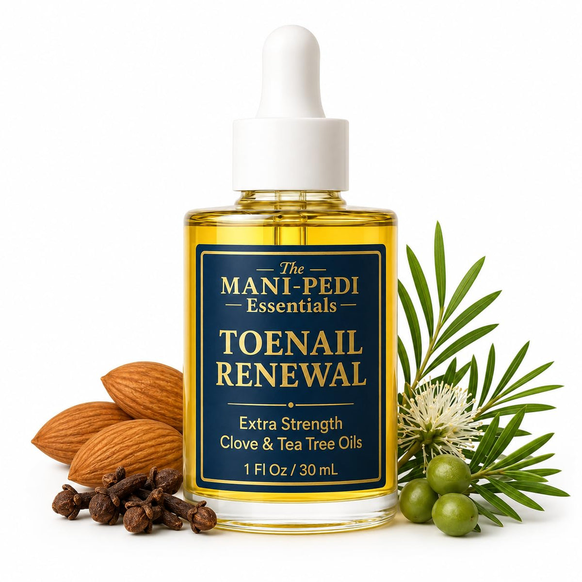 The Mani Pedi Essentials front packaging showing clean bottle and label for easy identification