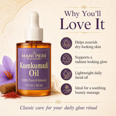 The Mani Pedi Essentials oil texture close-up showing lightweight absorption