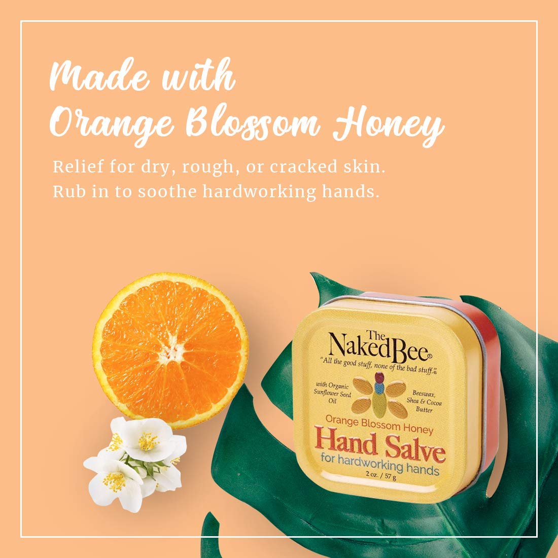 Close-up of the salve texture showing creamy beeswax blend and smooth application benefits