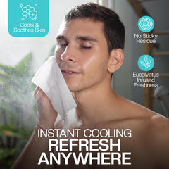 The Nobleman wipe beside a smartphone to show real-world size