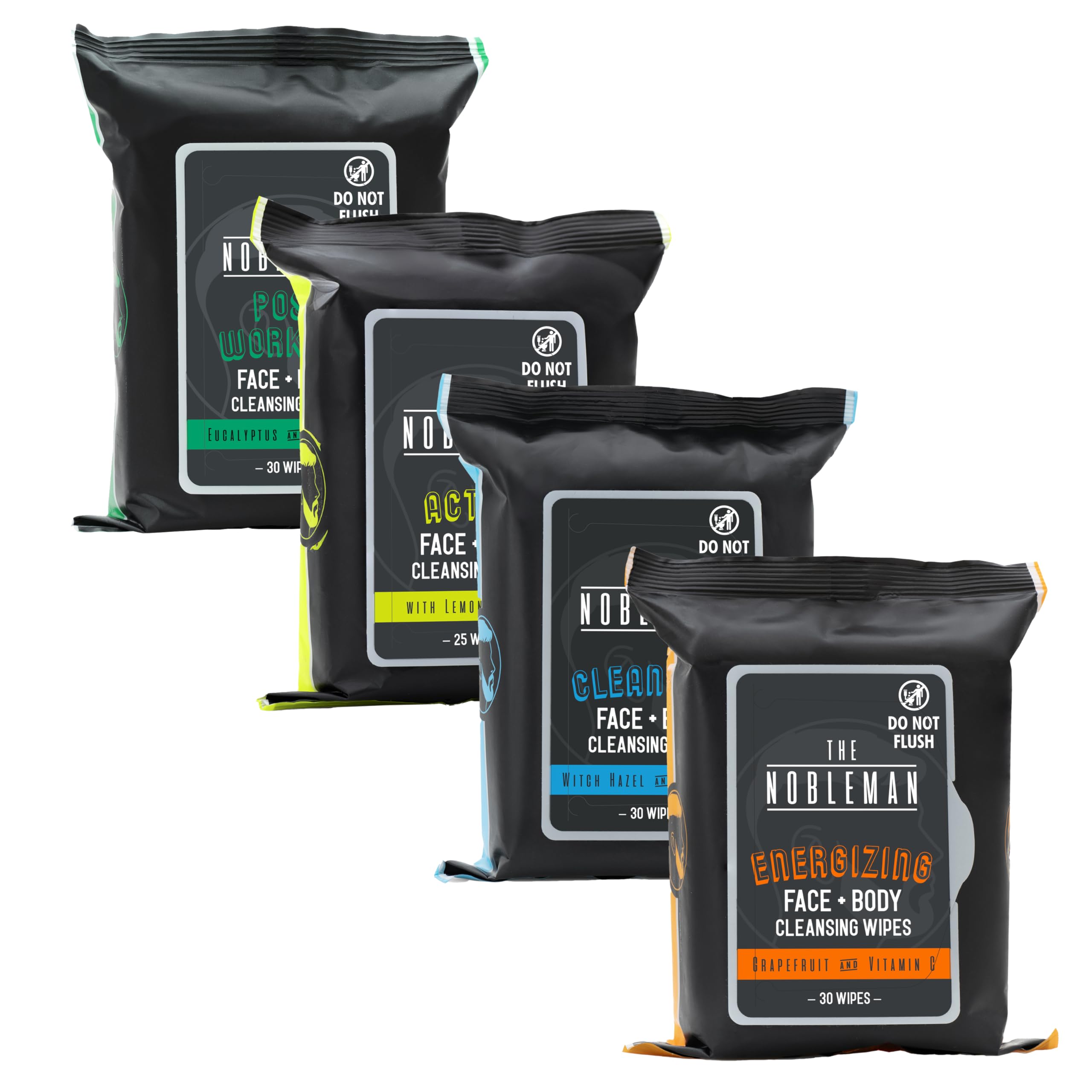 The Nobleman wipe texture closeup showing soft fabric and effective cleansing