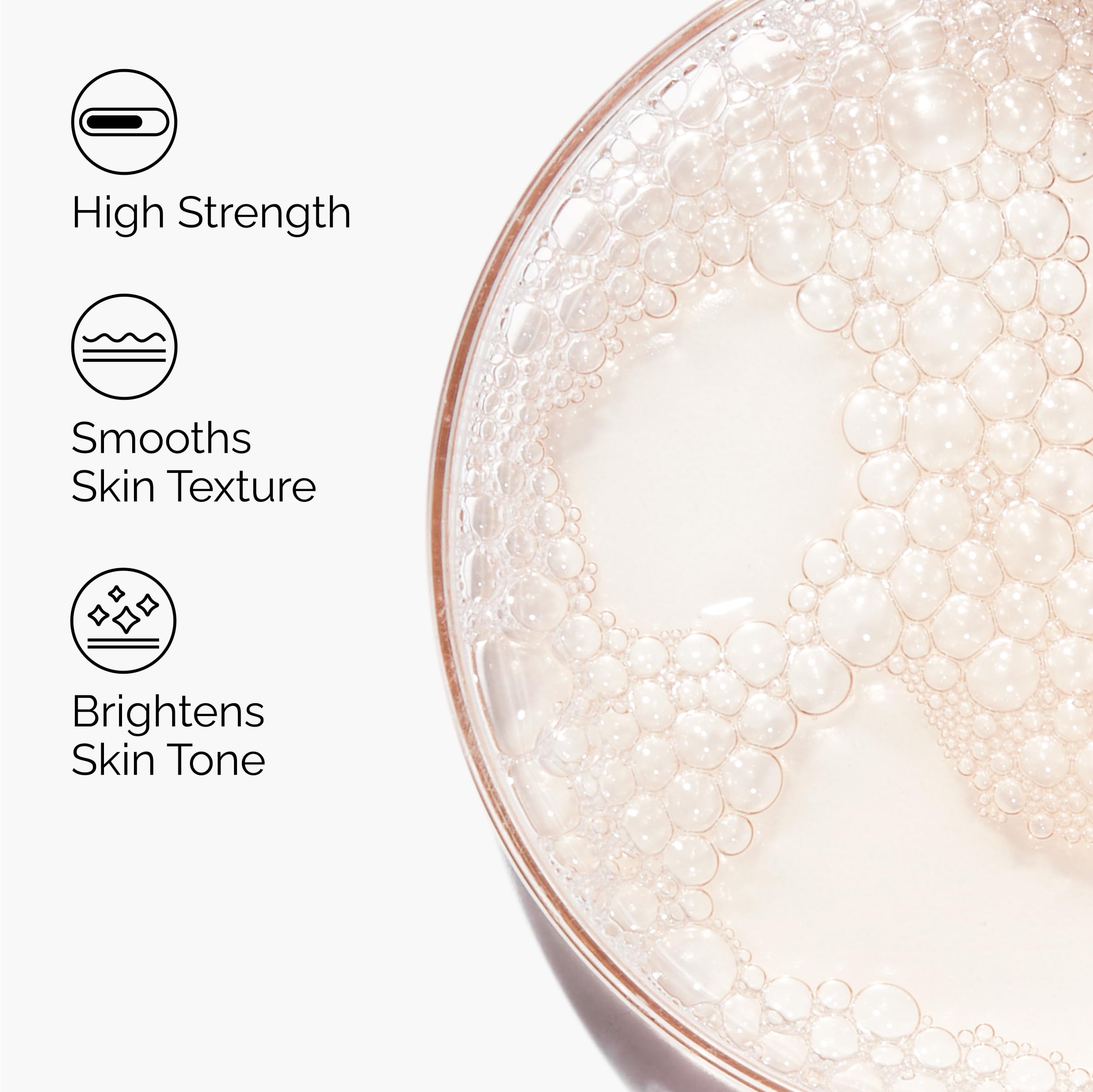 The Ordinary close-up of label highlighting active ingredients and clarity