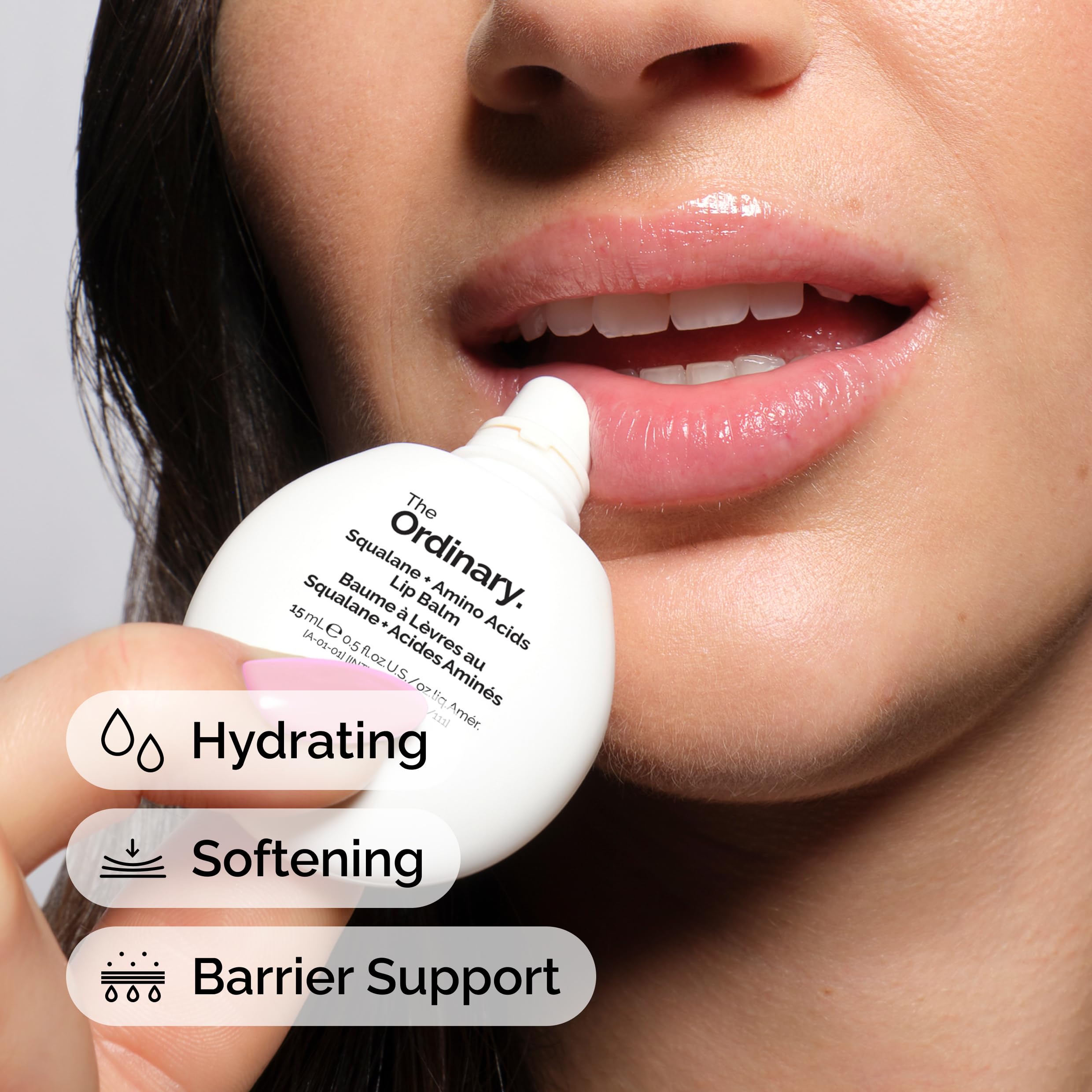 The Ordinary used on cuticles and elbow showing targeted nourishment and softening