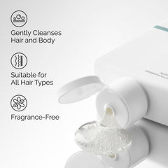 The Ordinary gel texture on palm illustrating light spreadable formula benefit