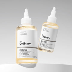 The Ordinary in bathroom routine showing how to use nightly