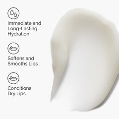 The Ordinary applied to lips in-hand showing quick hydration and non-greasy feel