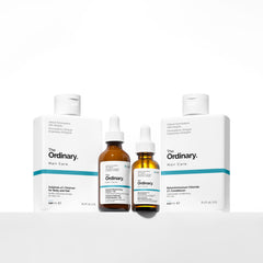 The Ordinary label details showing ingredients and instructions for user clarity benefit