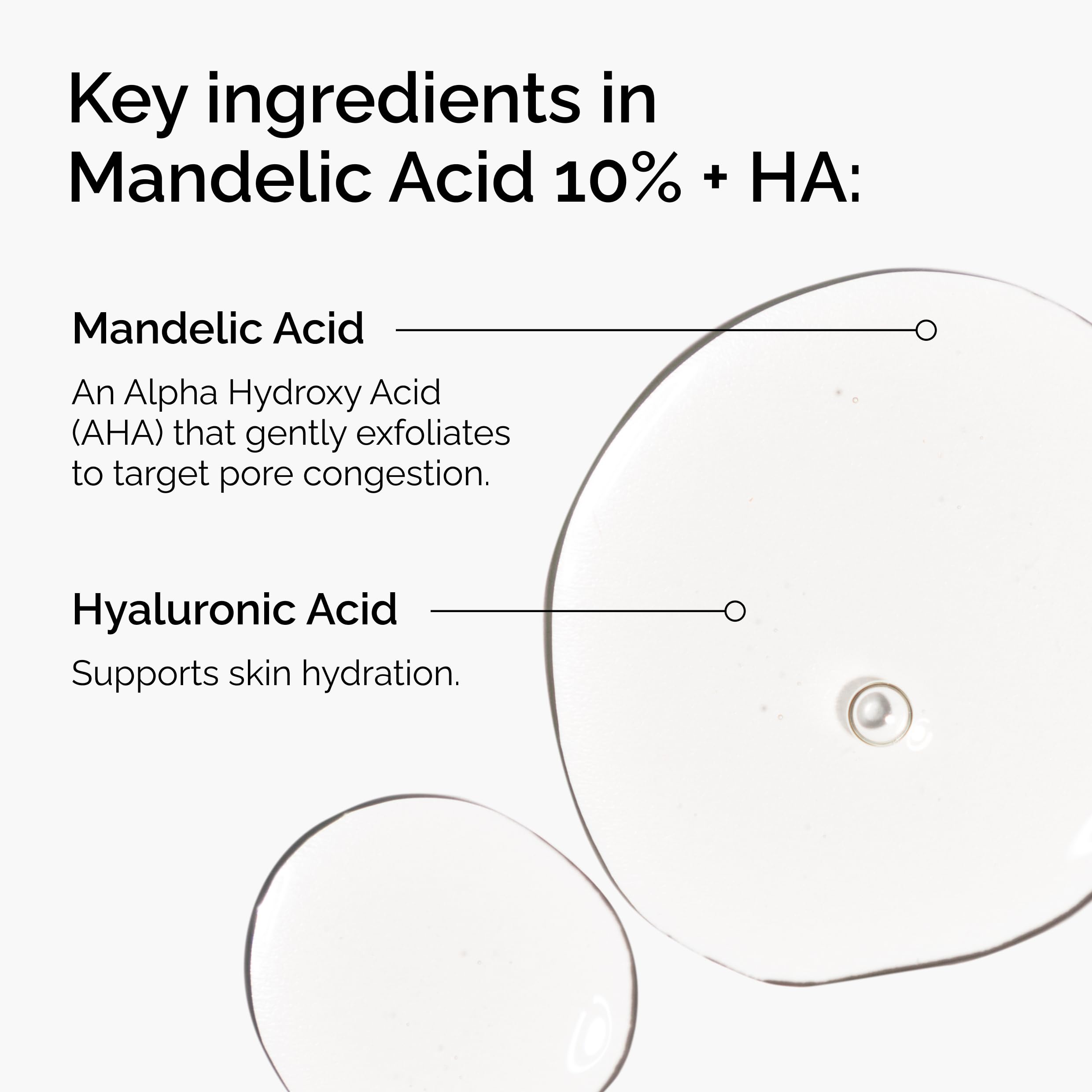 The Ordinary dropper closeup releasing serum to show lightweight texture