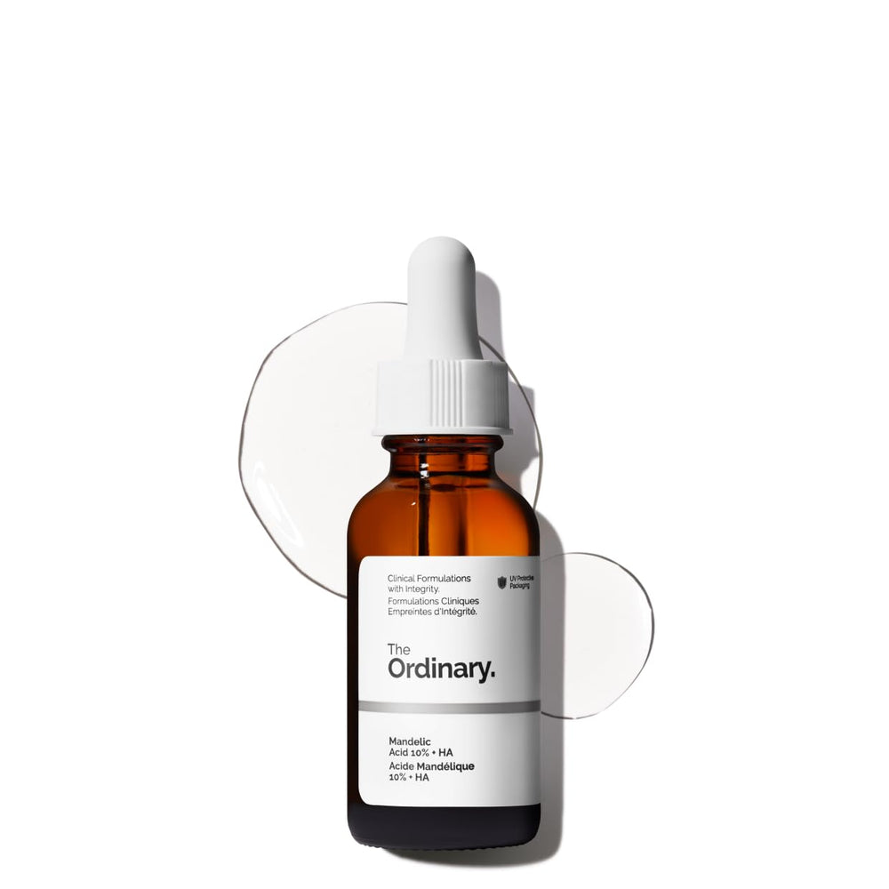 The Ordinary bottle front packaging showing clear label and product benefit
