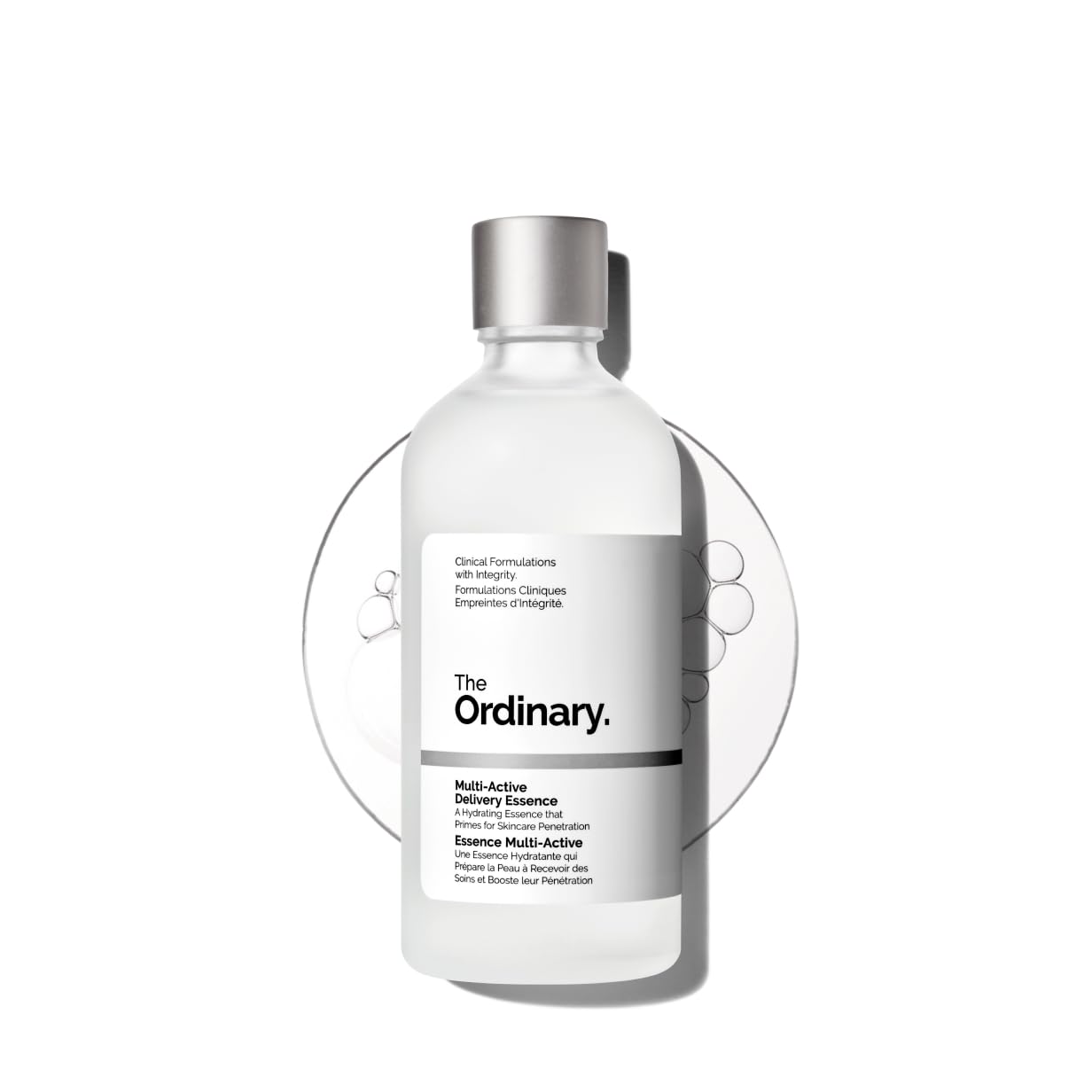 The Ordinary front bottle showing product and branding for fast recognition and clarity