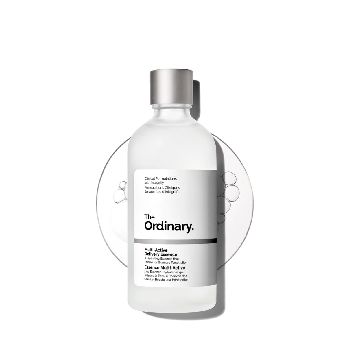 The Ordinary front bottle showing product and branding for fast recognition and clarity