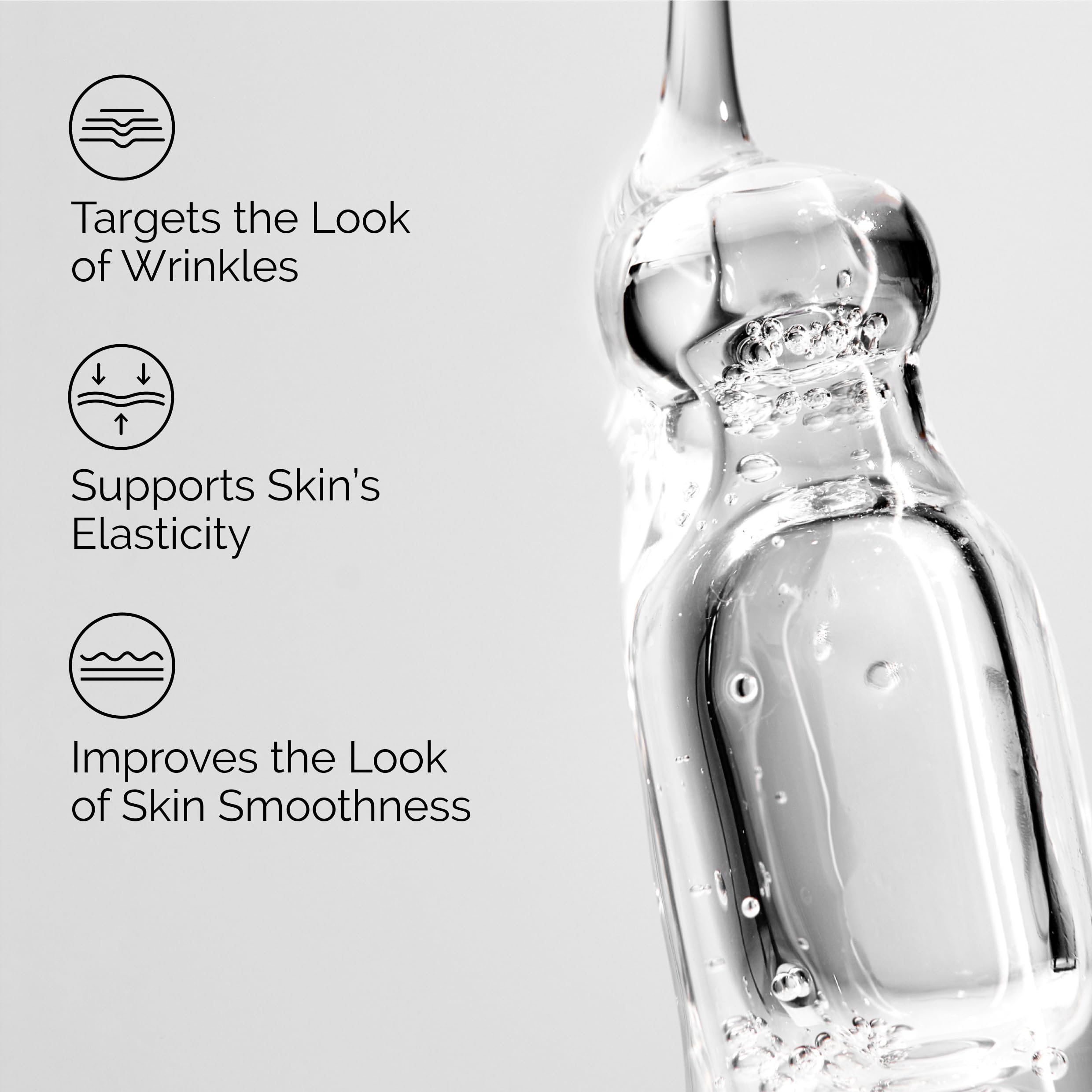 The Ordinary Multi-Peptide Eye Serum pipette near eye area to reduce puffiness and lines
