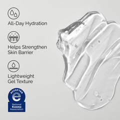 The Ordinary dispenser with product amount showing easy-pea-sized application benefit