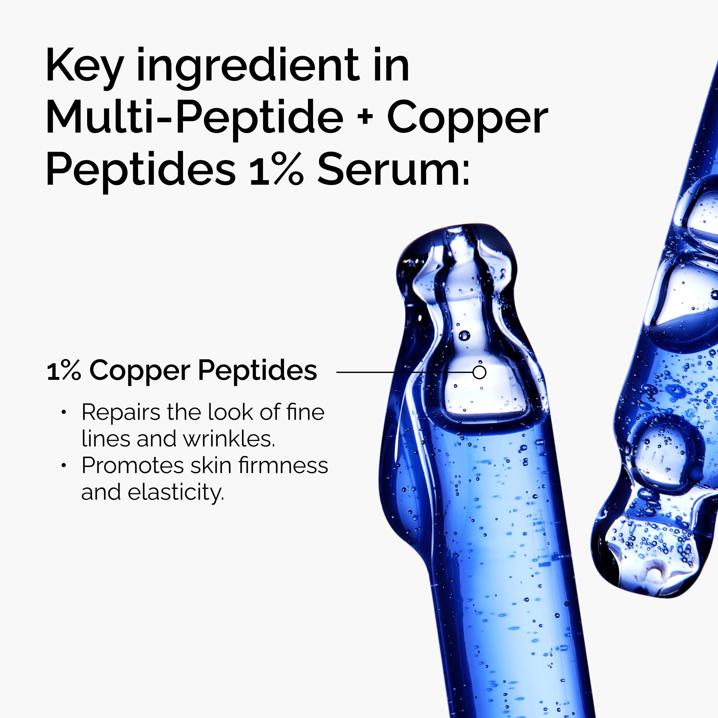 The Ordinary dispensing a drop of serum from the pump, demonstrating easy application benefit