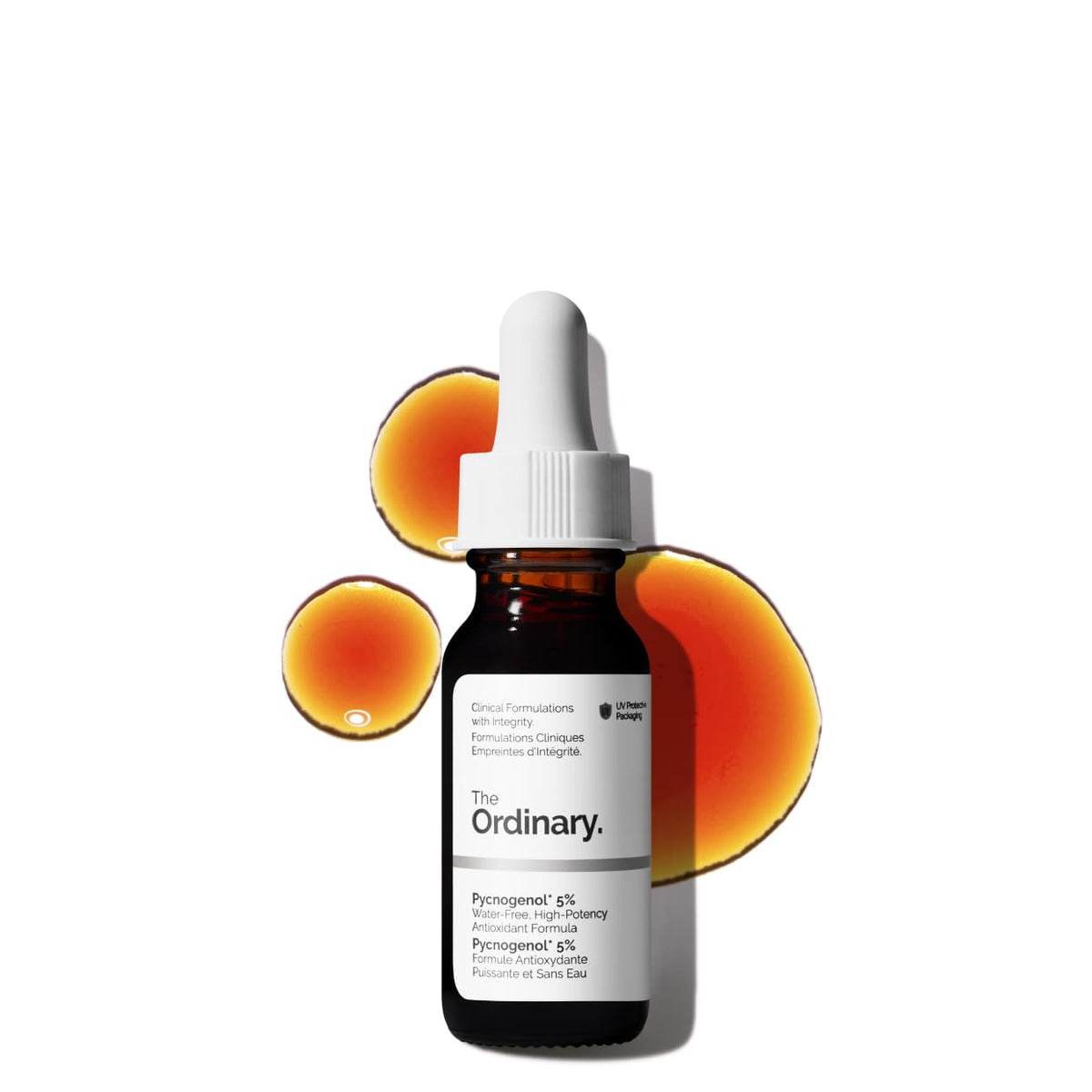 The Ordinary bottle front packaging showing label and product size for clear identification and benefit