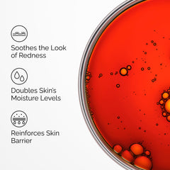 Close-up of The Ordinary Pycnogenol serum texture highlighting non-greasy oil-like finish and natural color