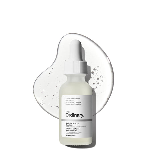 The Ordinary front bottle showing clean packaging and easy use benefit