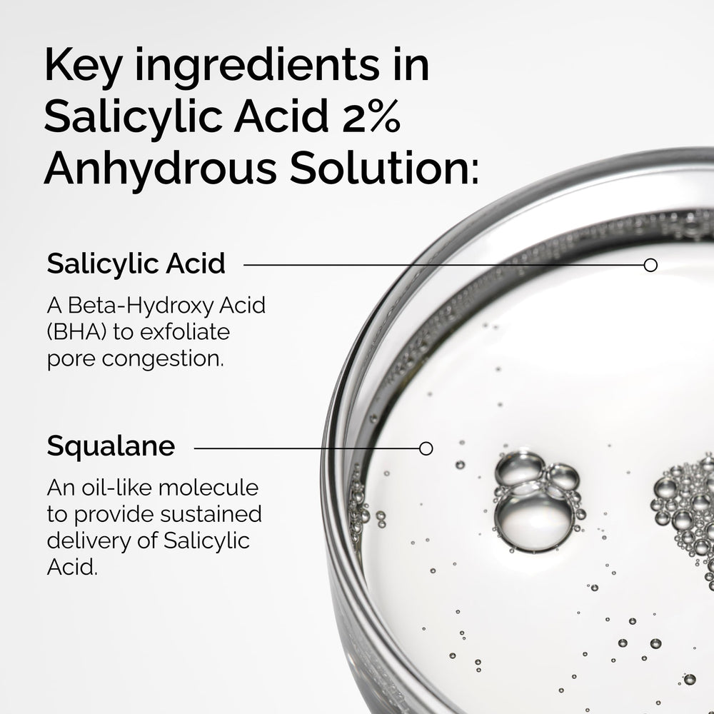 The Ordinary dropper dispensing serum showing silky squalane texture