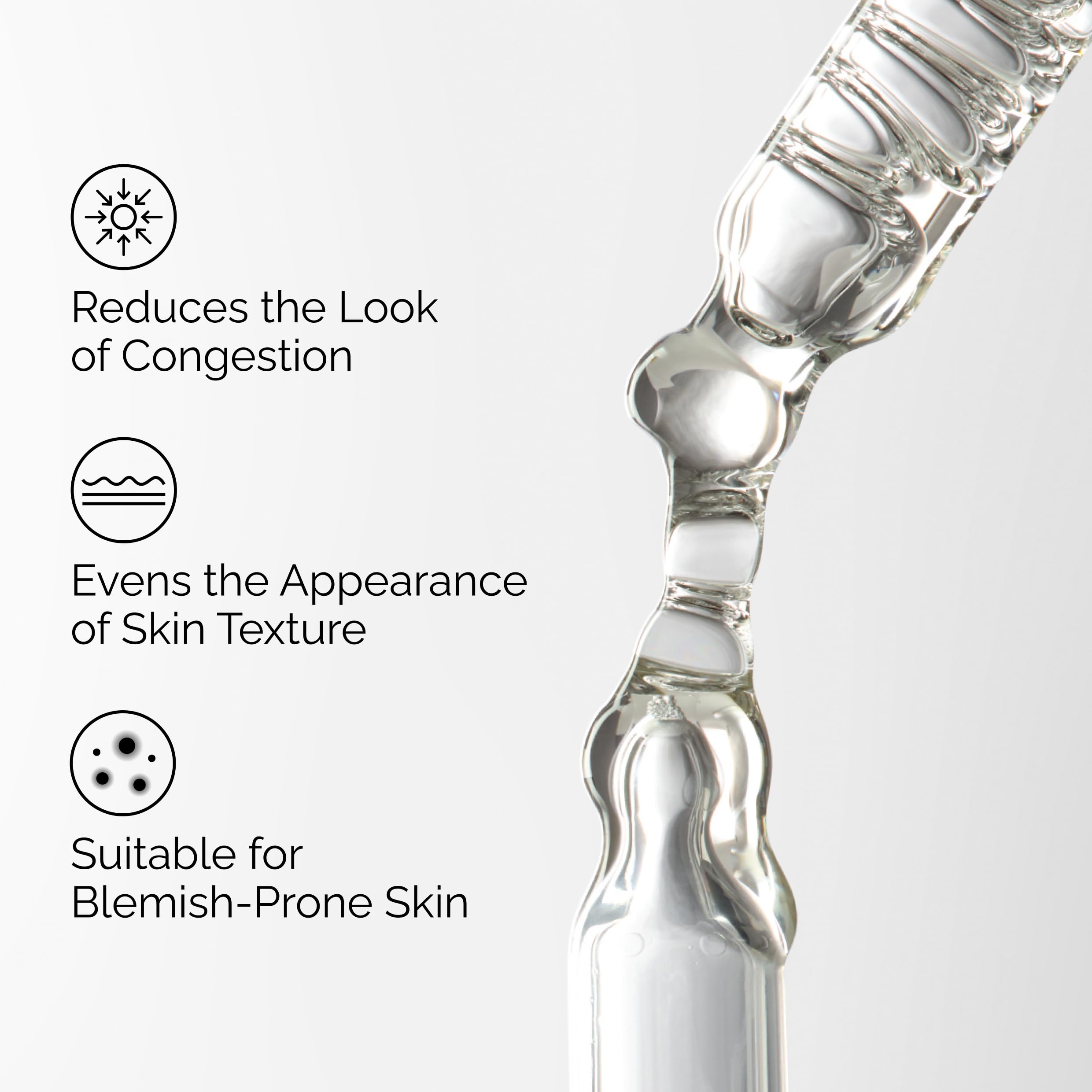 The Ordinary dropper dispensing serum to control dosage and reduce waste