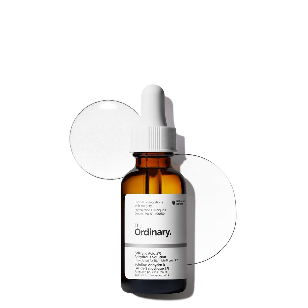 The Ordinary front packaging showing the bottle and label benefits